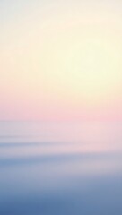 Calm horizon with magenta and blue sky