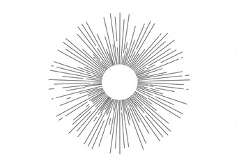 Obraz premium Silhouette of pine trees reflected in calm water with white background