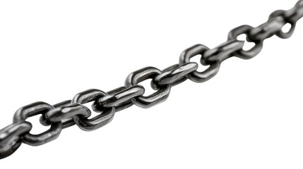 Obraz premium chain isolated on white background