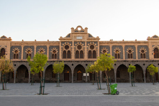 Former train station of Hejaz railway in Medina, Saudi Arabia. 1 October 2024
