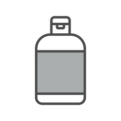 shampoo bottle icon vector design template in white background