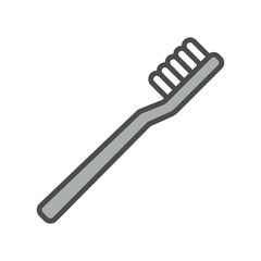 toothbrush icon vector design template in white background