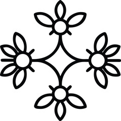 A captivating black and white floral design with a butterfly silhouette, perfect for a decorative spring tattoo or elegant nature-inspired illustration