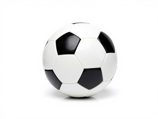 Sport Equipment Concept – Soccer Ball on White Surface