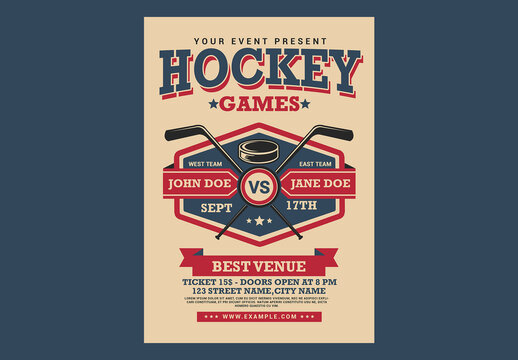 Hockey Game Flyer