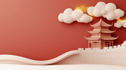 Background of Traditional Chinese Festival Themes