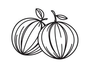 Healthy Ziziphus Fruit Icon in Clean 2D Vector Style