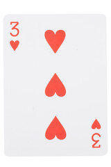 card gambling on white game luck three hearts