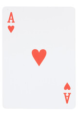card gambling on white game luck ace hearts