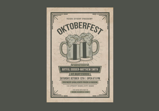 Oktoberfest Party Flyer