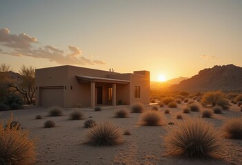  Warm Earth Tones Embrace Clean Lines in Southwestern Minimalism