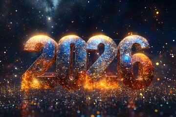 2026, Holiday greeting card for designers.