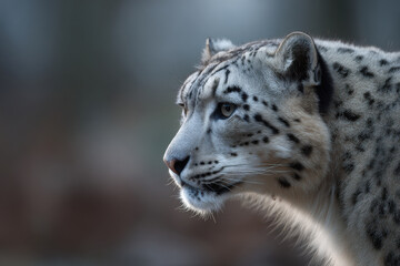 Obraz premium capture stunning portraits of top rare animals against minimalist backgrounds with bokeh effects