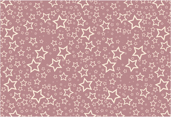Fototapeta premium Starry Crimson A Repeating Celestial Motif for Diverse Applications