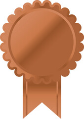 Bronze Medal Emblem Symbolizing Achievement and Recognition in Award Ceremonies