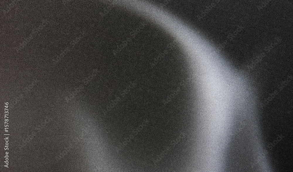 Fototapete gradient grey black white monochrome background abstract color grain texture noise surface grainy