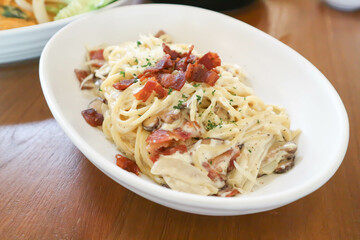 pasta or pasta carbonara or spaghetti or spaghetti carbonara