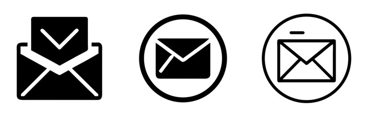 Mail Icon - Outline Vector Line Art
