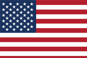 Fototapeta premium American Flag Waving: United States Symbol of Patriotism and Freedom