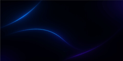 Abstract blue wave with flowing lines, light, and glowing energy creates a dynamic digital art background