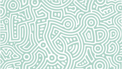 Abstract background featuring a light green surface with white organic shapes and lines pattern