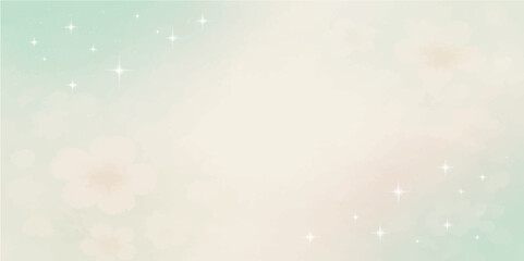 Bright Christmas floral design with glowing bokeh and sparkling snow