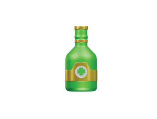irish pub icon 3d illustration render