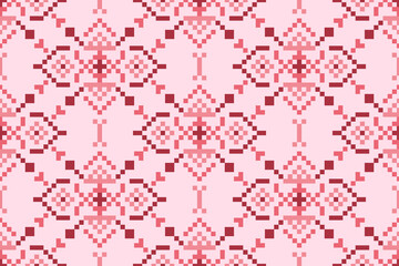 seamless pixel pattern, seamless pattern illustration