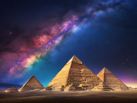 egyptian pyramids - Powered by Adobe