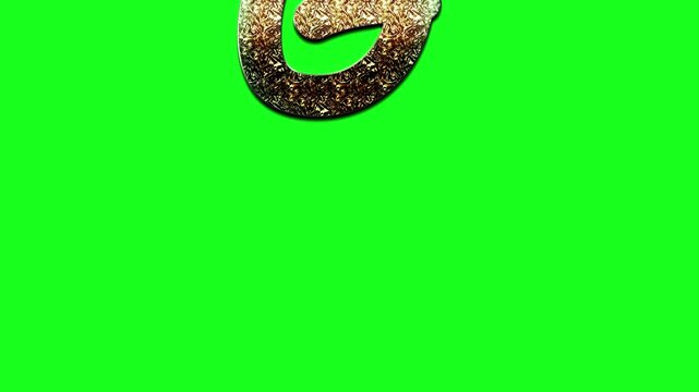 Colorful animated letter G in chalkboard style for preschool learning, ABC video intros, phonics education, and fun classroom content for kids and toddlers