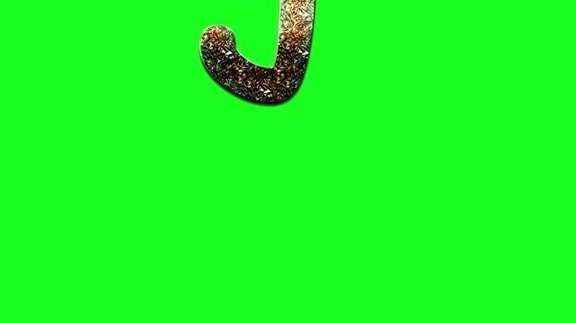Colorful chalkboard animation of letter J, perfect for ABC learning, phonics lessons, educational preschool content, and joyful classroom visual storytelling