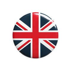 British Flag Button Badge