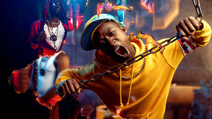 Burning Paper Effect