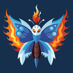 vector illustration of an eagle