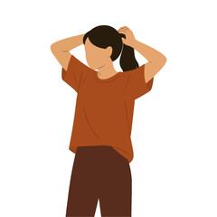 Chill and Cozy, Minimal Relaxing Woman Illustrations