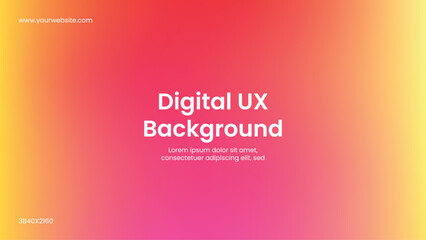 modern digital ux design background or vector gradient background website design. 