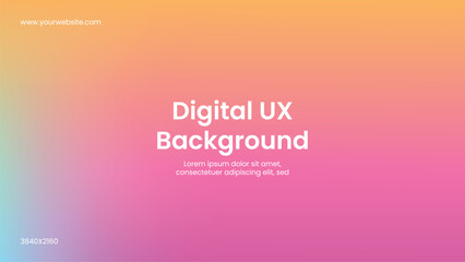 modern digital ux design background or vector gradient background website design. 
