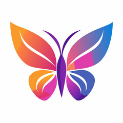 set of abstract flowers