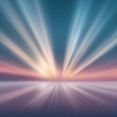 Fototapeta premium Soft Sunrise Over Calm Water Creating a Serene Atmosphere