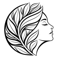 Human Leaf Icon Vector
