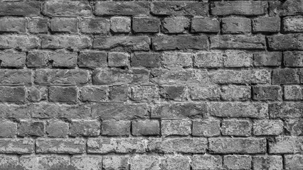 Surface of an old brick wall