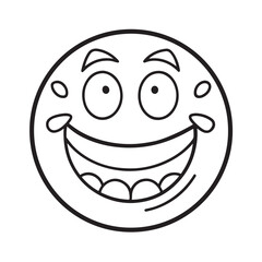 happy cartoon smile