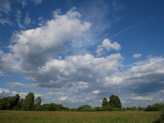 landscape with clouds