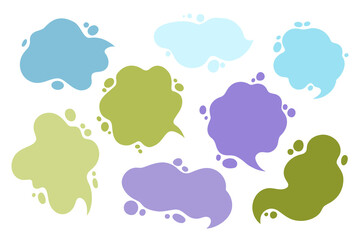 Vector illustration with set of text box