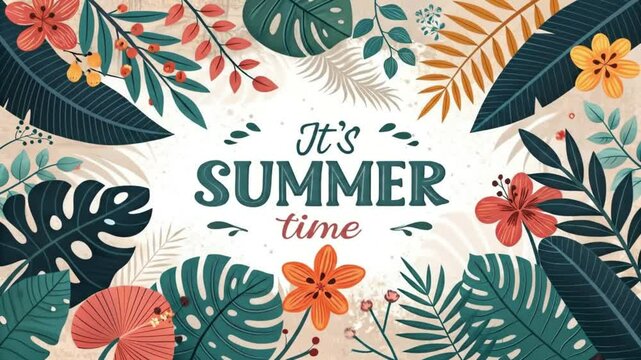 It&rsquo;s Summer Time &ndash; Tropical Foliage AnimAtion