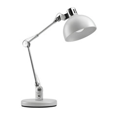 Modern Desk Lamp: A sleek and modern desk lamp with adjustable arms and a polished metallic finish, providing focused illumination for work or study.