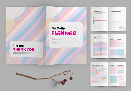 Daily Planner Template Layout
