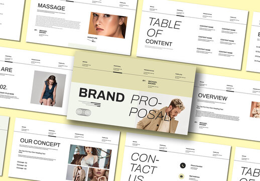 Modern Brand Proposal Template