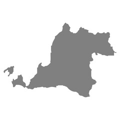 Obraz premium High Quality map of Banten is a province of Indonesia