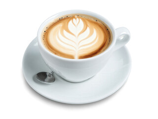 Macchiato A shot of espresso stained with a small amount of steamed milk, in a transparent cup. The coffee